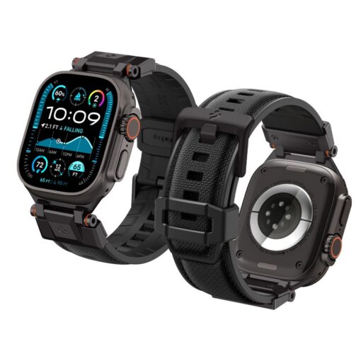 Spigen DuraPro Armor for Apple Watch 6 / 7 / 8 / 9 / 10 / SE / Ultra 1 / 2 (44 / 45 / 46 / 49mm) Black - Image 2