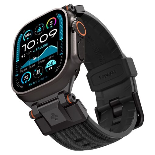 Spigen DuraPro Armor for Apple Watch 6 / 7 / 8 / 9 / 10 / SE / Ultra 1 / 2 (44 / 45 / 46 / 49mm) Black - Image 8
