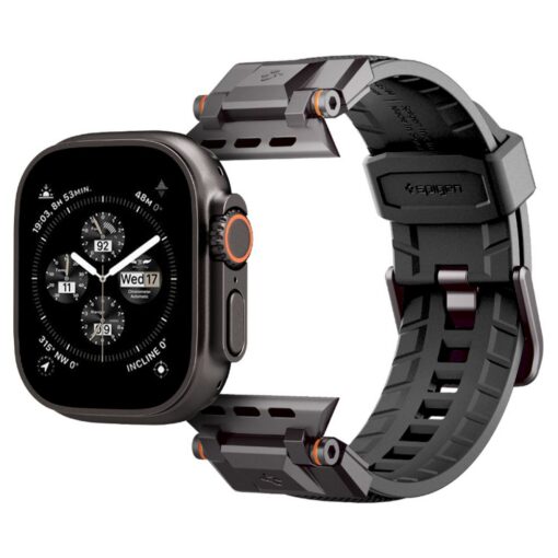 Spigen DuraPro Armor for Apple Watch 6 / 7 / 8 / 9 / 10 / SE / Ultra 1 / 2 (44 / 45 / 46 / 49mm) Black - Image 10