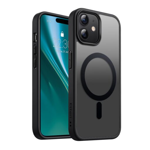Etteri Matt Mag case for iPhone 12 / 12 Pro 6,1" black - Image 13