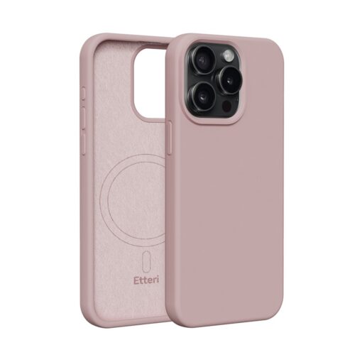 Etteri Silicone Mag case for iPhone 12 / 12 Pro 6,1" light pink - Image 11