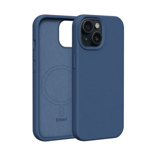 Etteri Silicone Mag case for iPhone 13 6,1" dark blue - Image 11