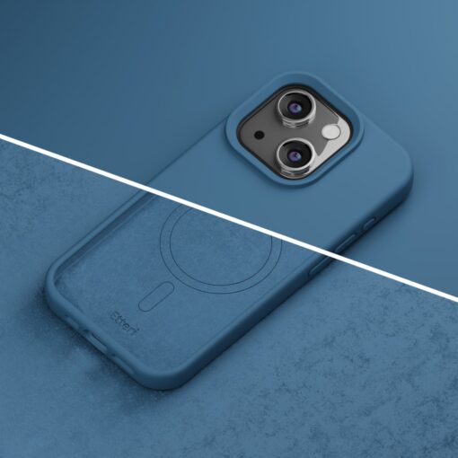 Etteri Silicone Mag case for iPhone 15 6,1" dark blue - Image 17