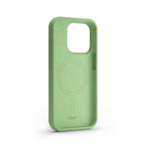 Etteri Silicone Mag case for iPhone 15 6,1" light green - Image 12