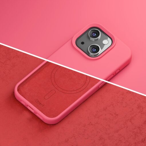 Etteri Silicone Mag case for iPhone 15 6,1" raspberry - Image 17