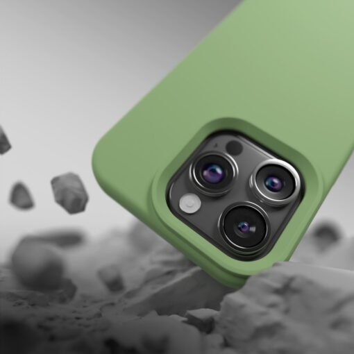 Etteri Silicone Mag case for iPhone 15 Pro 6,1" light green - Image 16