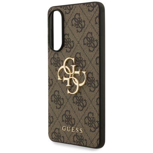 Guess case for Samsung Galaxy S25 Edge GUESS HC 4G PU big logo brown - Image 6