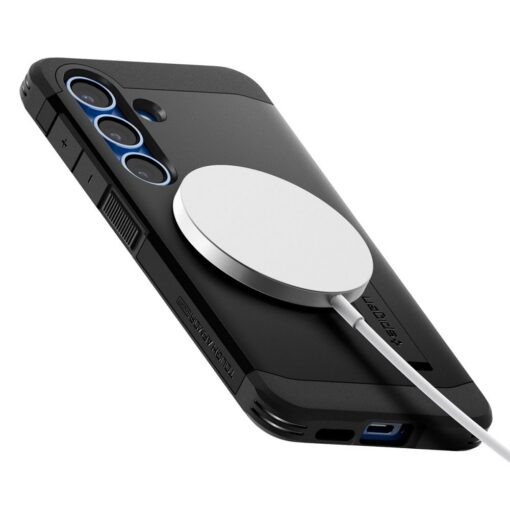 Spigen Tough Armor MagSafe case for Samsung Galaxy S25+ Plus Black - Image 7