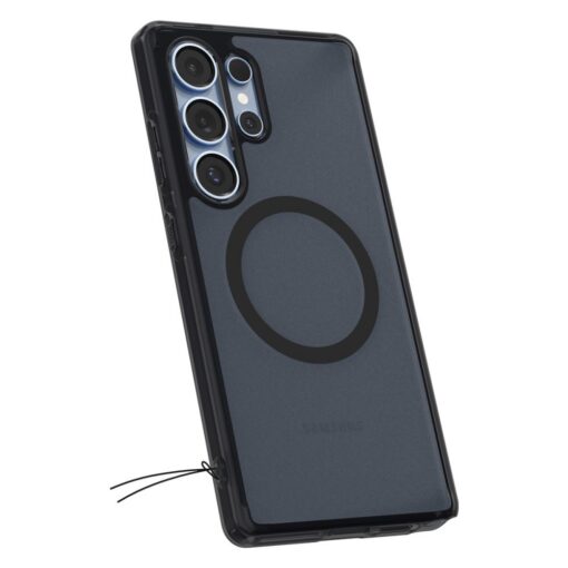 Spigen Ultra Hybrid Mag MagSafe case for Samsung Galaxy S25 Ultra Frost Black - Image 7