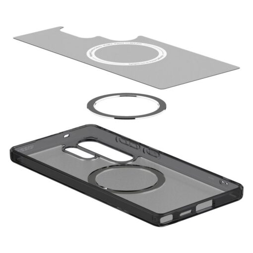 Spigen Ultra Hybrid Mag MagSafe case for Samsung Galaxy S25 Ultra Frost Black - Image 8