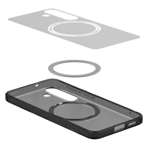 Spigen Ultra Hybrid Mag MagSafe case for Samsung Galaxy S25 Frost Black - Image 7