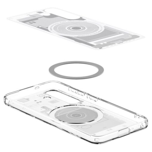 Spigen Ultra Hybrid Mag MagSafe case for Samsung Galaxy S25 Zero One White - Image 7