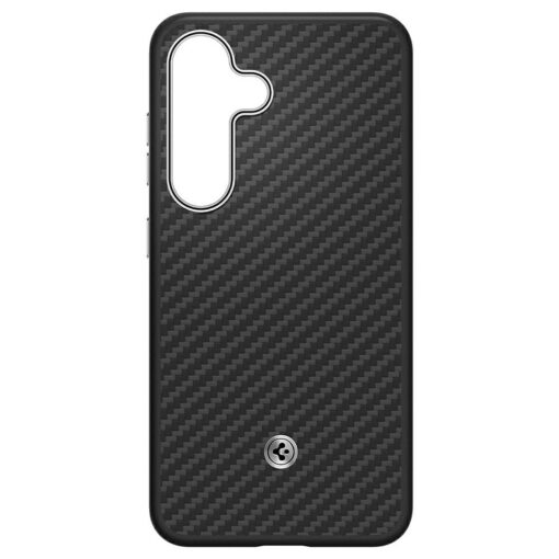 Samsung Enzo Aramid Case for Samsung Galaxy S25 Black-Silver