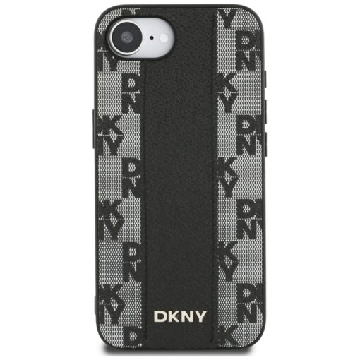 Guess HC MagSafe PU Checkered Pattern case for iPhone 16e Black - Image 3