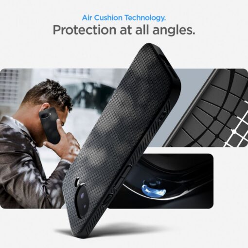 Spigen Liquid Air case for Google Pixel 9a Matte Black - Image 14