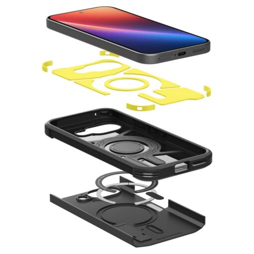 Spigen Tough Armor Mag MagSafe case for Google Pixel 9a Black - Image 8
