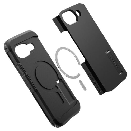 Spigen Tough Armor Mag MagSafe case for Google Pixel 9a Black - Image 9