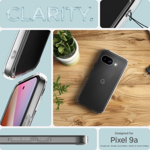 Spigen Ultra Hybrid case for Google Pixel 9a Crystal Clear - Image 9