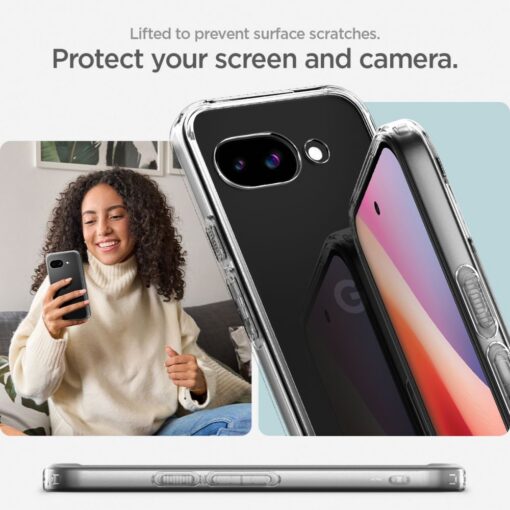 Spigen Ultra Hybrid case for Google Pixel 9a Crystal Clear - Image 13