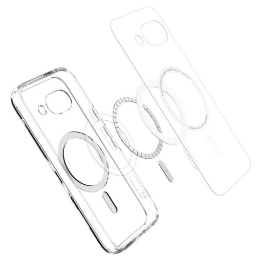 Spigen Ultra Hybrid Mag MagSafe Case for Google Pixel 9a Clear/White - Image 6