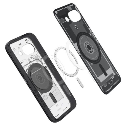 Spigen Ultra Hybrid Mag MagSafe Case for Google Pixel 9a Zero One Black - Image 6