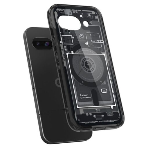 Spigen Ultra Hybrid Mag MagSafe Case for Google Pixel 9a Zero One Black - Image 7