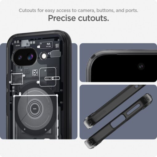 Spigen Ultra Hybrid Mag MagSafe Case for Google Pixel 9a Zero One Black - Image 13