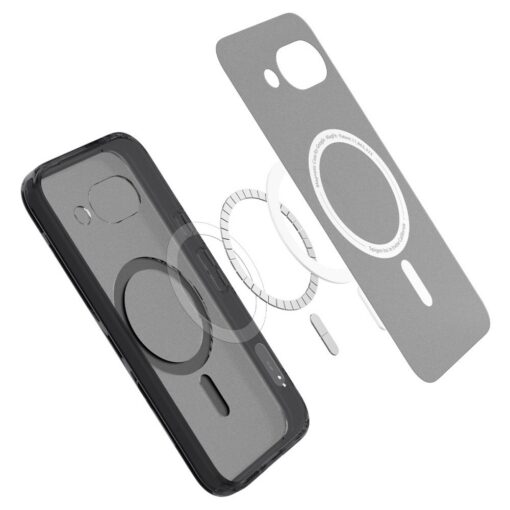 Spigen Ultra Hybrid Mag MagSafe Case for Google Pixel 9a Frost Black - Image 6