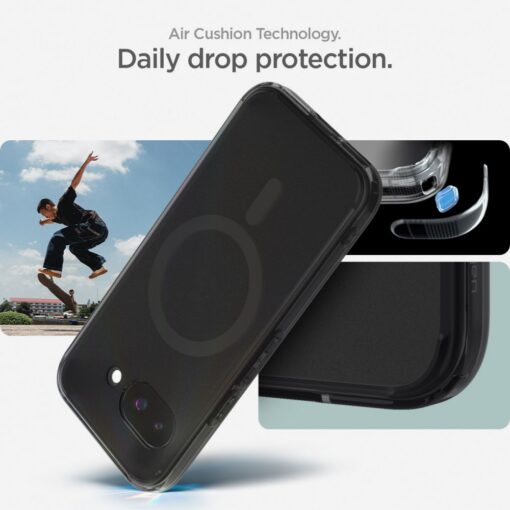 Spigen Ultra Hybrid Mag MagSafe Case for Google Pixel 9a Frost Black - Image 13