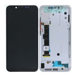 LCD Touchscreen - Silver, Xiaomi Mi 8 - Original (varuosa)