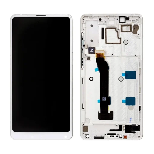 LCD Touchscreen - White, Xiaomi Mi Mix 2S - Original (varuosa)