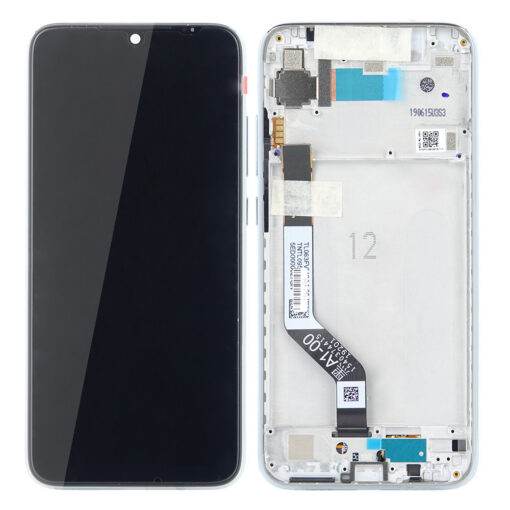 LCD Touchscreen - White, Xiaomi Redmi Note 7 - Original (varuosa)