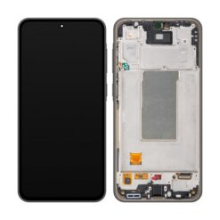 LCD ekraan Samsung A366 A36 5G puuteekraani ja raamiga originaal Black (service pack)