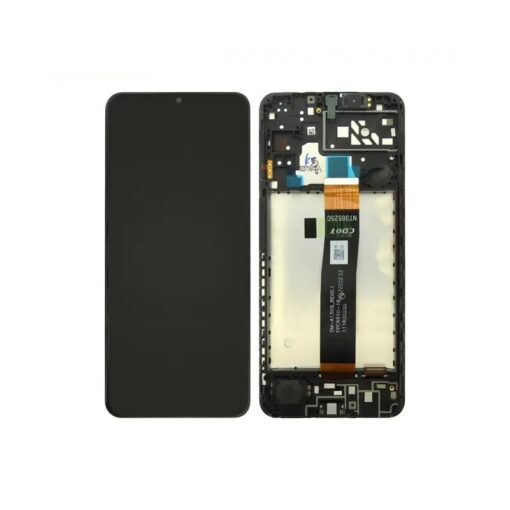 LCD ekraan Samsung A566 A56 5G puuteekraani ja raamiga originaal Graphite (service pack)