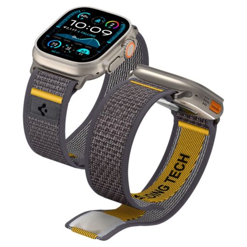 Kellarihm Athlex Air, Apple Watch Series 10 / 9 / 8 / 7 / 6 / 5 / 4 / SE (2024/2023/2022) / SE / Ultra / Ultra 2 (44 / 45 / 46 / 49 mm), tumehall, Spigen