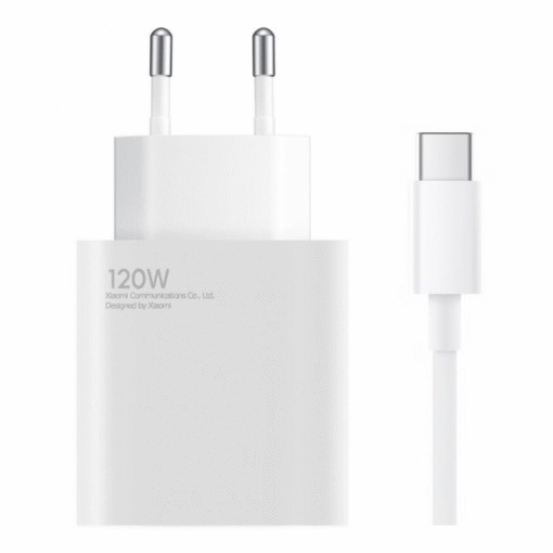 Toalaadija Xiaomi HyperCharge Combo 120W (adapter USB-A + USB-C kaabel 1m), valge