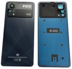 Back cover for Xiaomi Poco X4 Pro 5G Laser Black original (service pack)