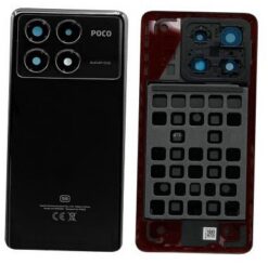 Back cover for Xiaomi Poco X6 Pro 5G Black original (service pack)