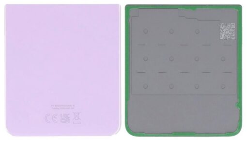 Back down cover for Samsung F711 Z Flip3 5G Lavender (used Grade C)