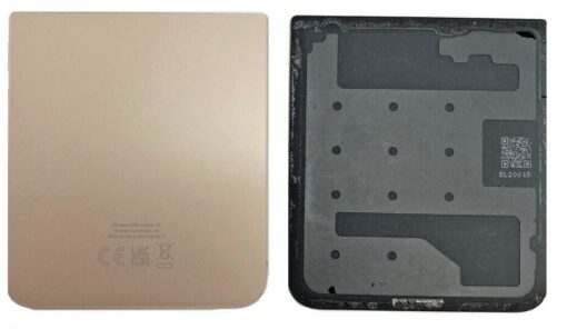 Back down cover for Samsung F721 Z Flip4 5G Pink Gold original (used Grade B)