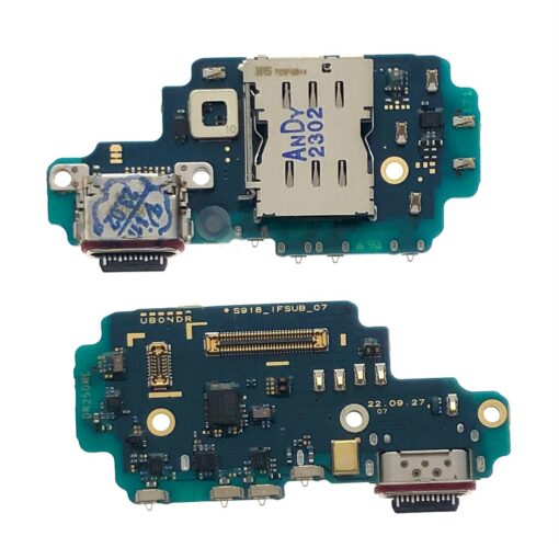 Charging Board, Galaxy S23 Ultra; SM-S918 - Original (varuosa)
