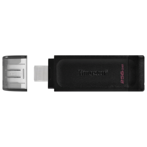 Mälupulk DataTraveler 70, 256GB, USB-C 3.2, must, Kingston - Image 2