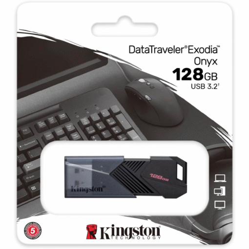 Mälupulk DataTraveler Exodia Onyx, 128GB, USB 3.2, must, Kingston - Image 5