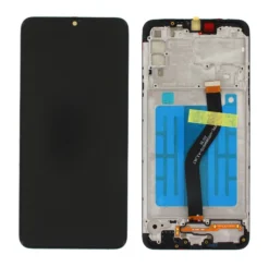LCD Touchscreen - Black, Galaxy A20S; SM-A207F - Original (varuosa)