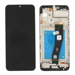 OLED Touchscreen - Black, Galaxy A02S; SM-A025 - Original (varuosa)