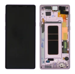 LCD Touchscreen (incl. battery) - Lavender, Galaxy Note9 (2018); SM-N960 -  (varuosa)