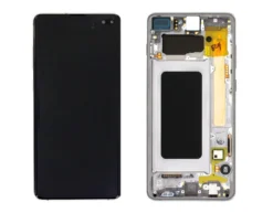 OLED Touchscreen - Black, Galaxy S10 Plus; SM-G975F - Original (varuosa)