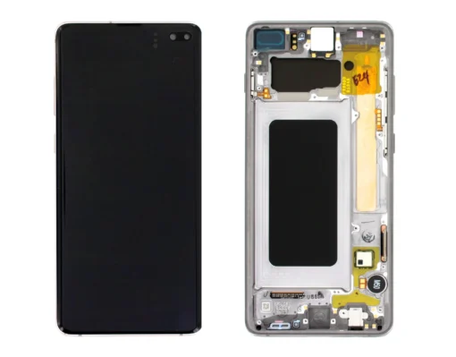 OLED Touchscreen - Black, Galaxy S10 Plus; SM-G975F - Original (varuosa)