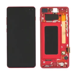 OLED Touchscreen - Cardinal Red, Galaxy S10 Plus; SM-G975F - Original (varuosa)