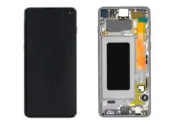 OLED Touchscreen - Black, Galaxy S10; SM-G973F - Original (varuosa)